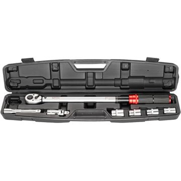 George Tools momentsleutelset 7 delig 1/2" - 40 tot 220 Nm