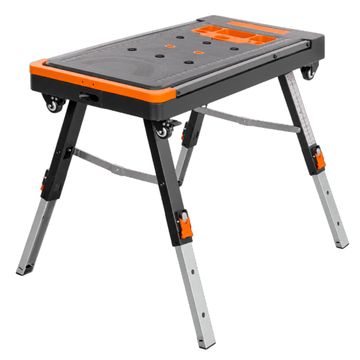 George Tools inklapbare mobiele werkbank zwart