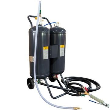 George Tools mobiele duo straalketel 2 x 26 L
