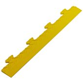 PVC kliktegel randstuk male geel