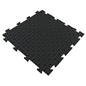 PVC industrieel kliktegel antivermoeidheid zwart 50x50 cm