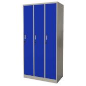Kraftmeister Garderobekast 3 deurs blauw