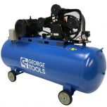 George Tools compressor oliegesmeerd V-snaar 500 L 7.5 pk